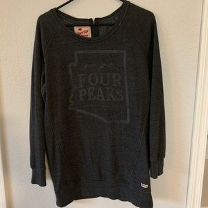 Four Peaks Tunic style sweatshirt